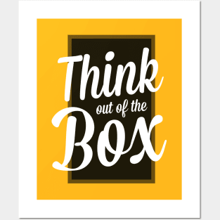 Think out of the box Posters and Art